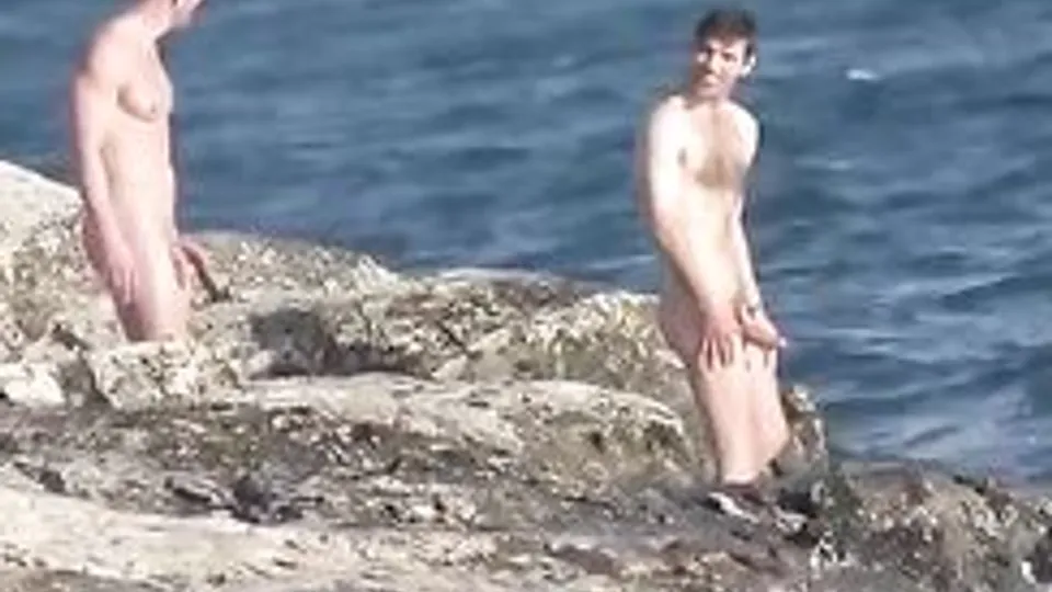 Nudist boys out there wilding