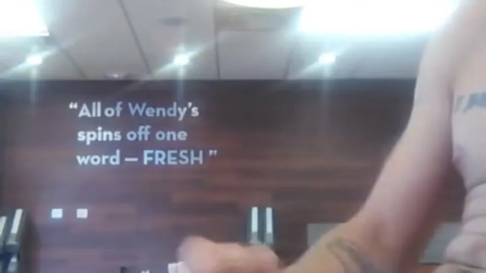 Nutted A Thick Load On A Fastfood Restaurant Floor - ThisVid.com