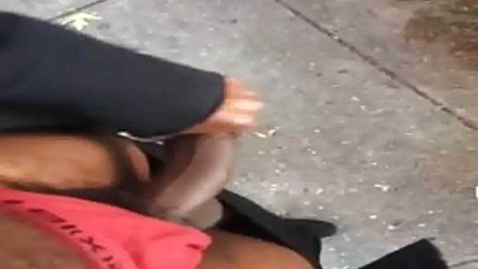 Nutting By Homeless Guy in Public Park for cash