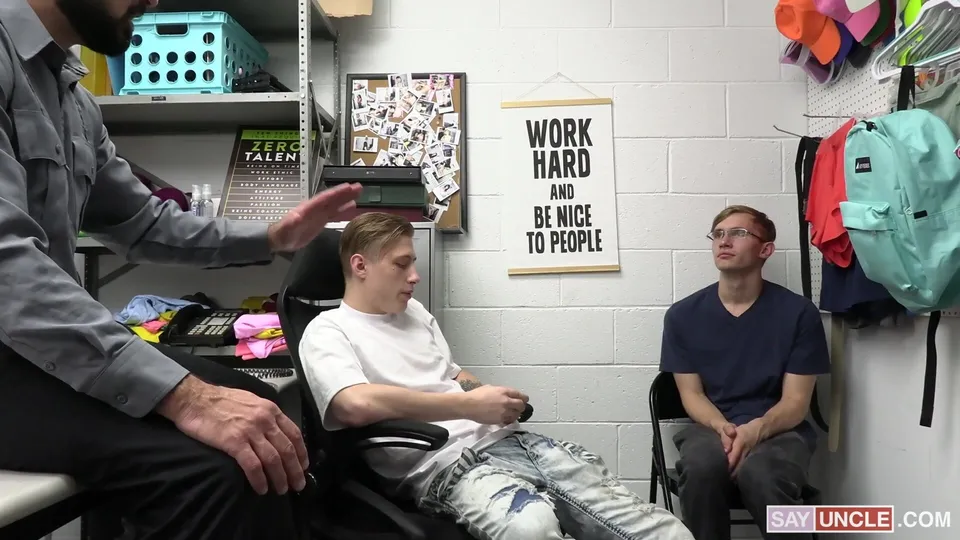 Officer Facilitates Gay Threesome