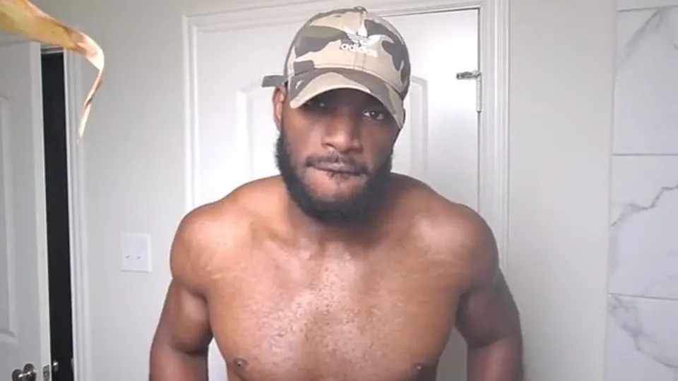 Grey Sweat King's Intense Workout