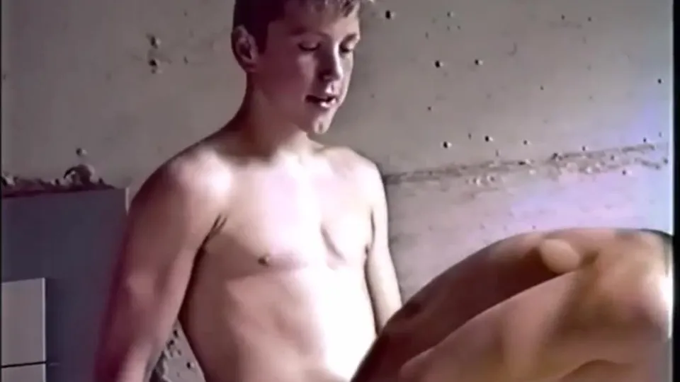 Vintage Bareback Encounter in Old Bathroom