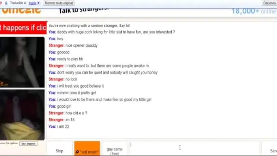 Omegle Cute Teen Masterbates For Big Cock