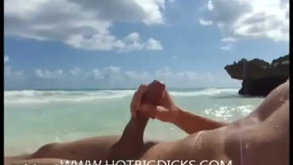 on the beach