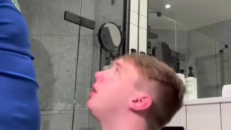 Onlyfans - 2 guys fuck in bathroom