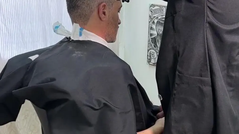 Barbershop Daddy and Son