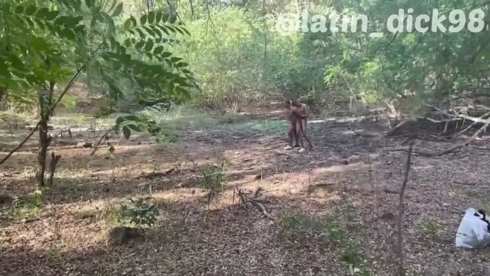 Latin Guys Fuck by the Lake