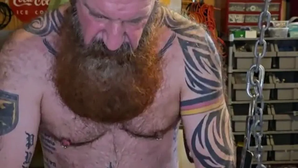 Tattooed Beast Fucks Otter