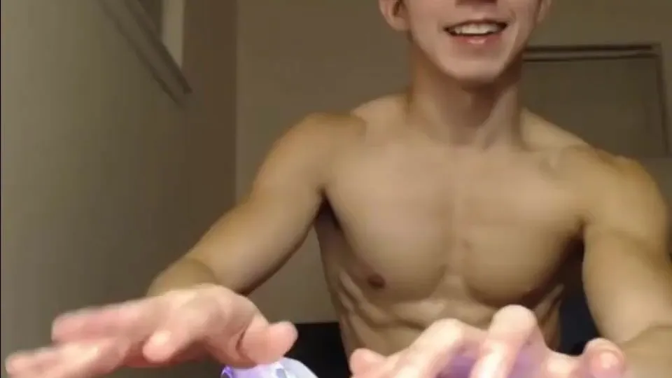 Paceiro Cute Muscle Stud Cums & Flexes