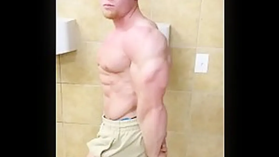 Pale blond MUSCLE GOD Joshua Kenyon