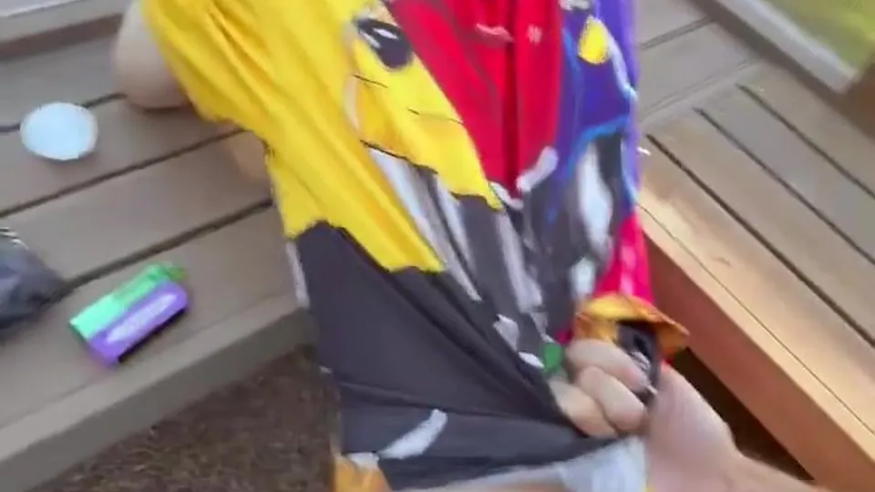 Pale white bubble butt fucking