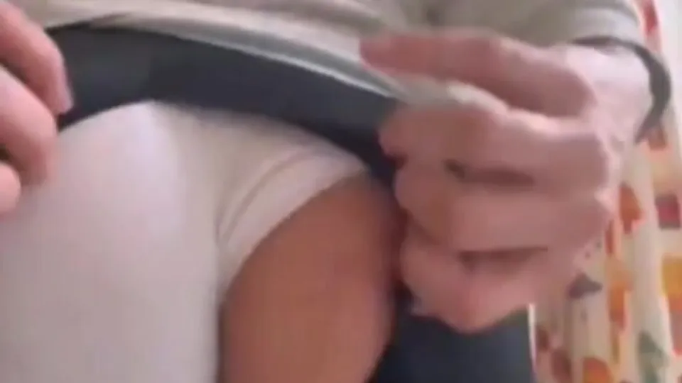 Bathroom Fetish: Solo Man Adjusts Underwear