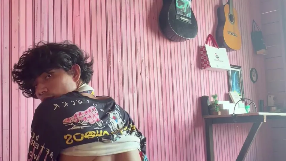 Brazilian Twunk Paulin's Late Night Masturbation