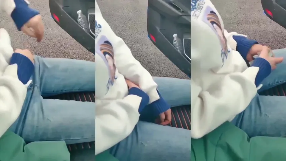Paying money to have sex without a condom in the car 