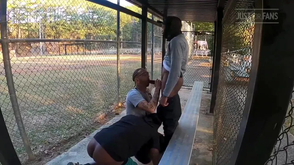 Pervin at the park dugout - ThisVid.com