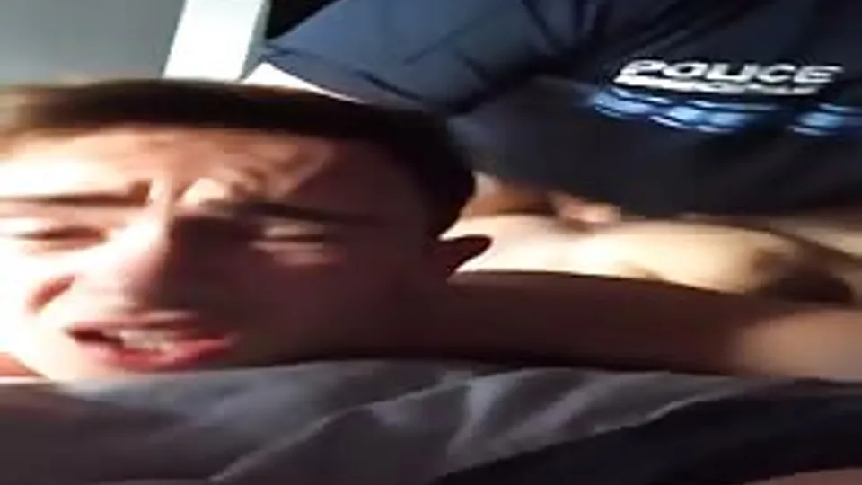 Police officer fucks a new applicant