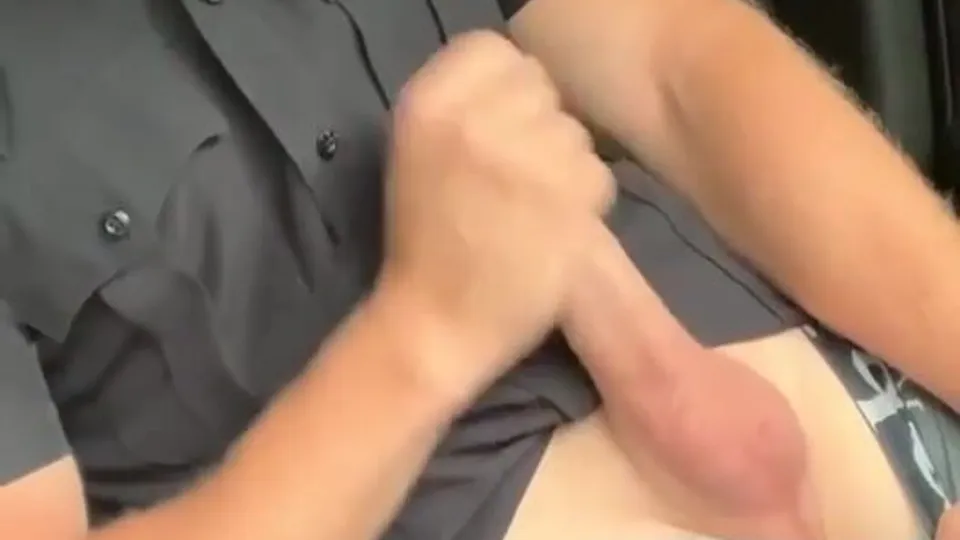 Police officer uniform cum - ThisVid.com