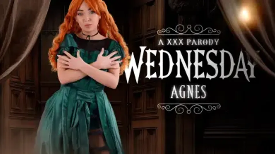 Polly Bangs As Agnes Demille Is Wednesday Weirdo Fan Who'll Do Anything To Get Into Your Bed on PornDoe.com