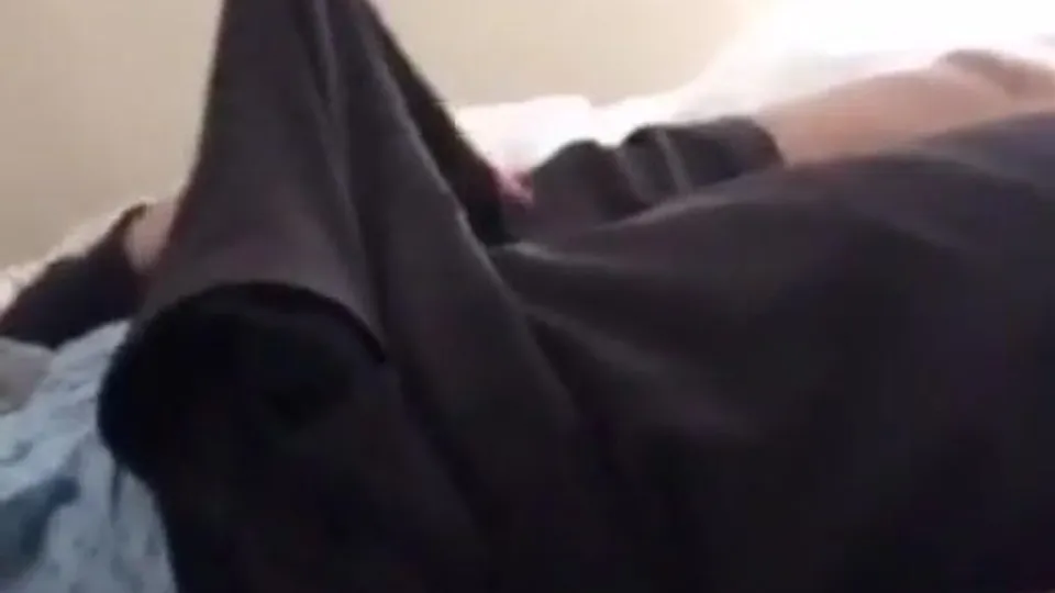 Poor guy ,he cum in his clouth