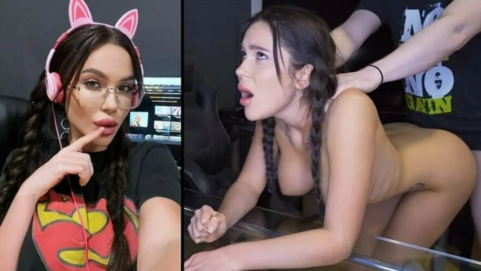 PornForce - BambolaButt Spencer - Hot Gamer Babe BAMBOLA Fucked Hard In Doggystyle 