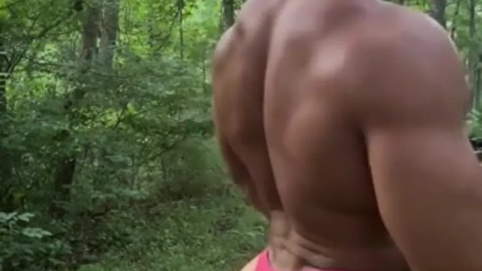 POSING IN THE WOODS (NICE BUTT) - ThisVid.com