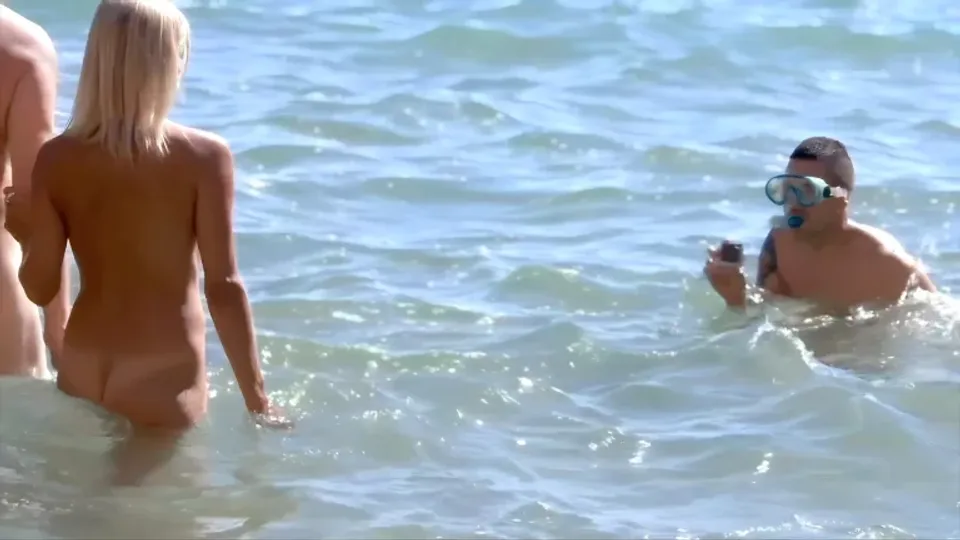 Pretty Blonde Enjoys A DP 
