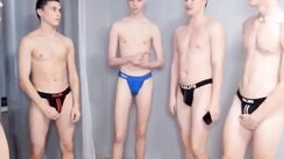 Proud Of Their Body In Jock