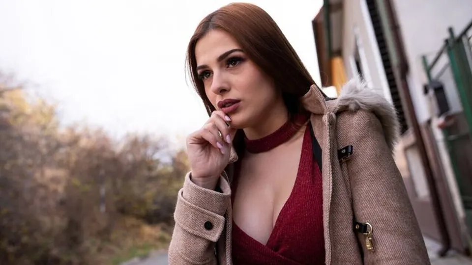 Public Agent - Erik EverhardMina Von D - Italian Redhead in Red Panties 