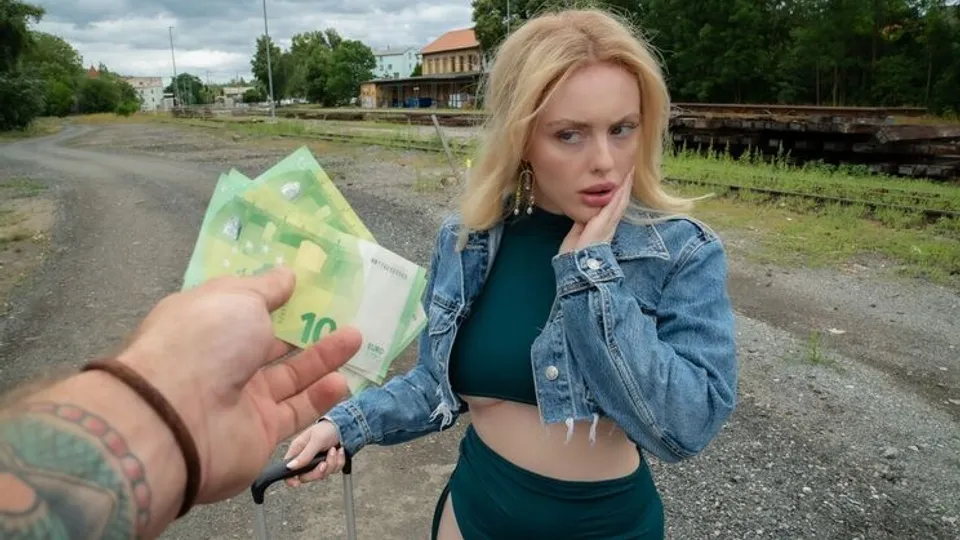 Public Agent - Martin GunRuby Lee - Big tits slut misses train 