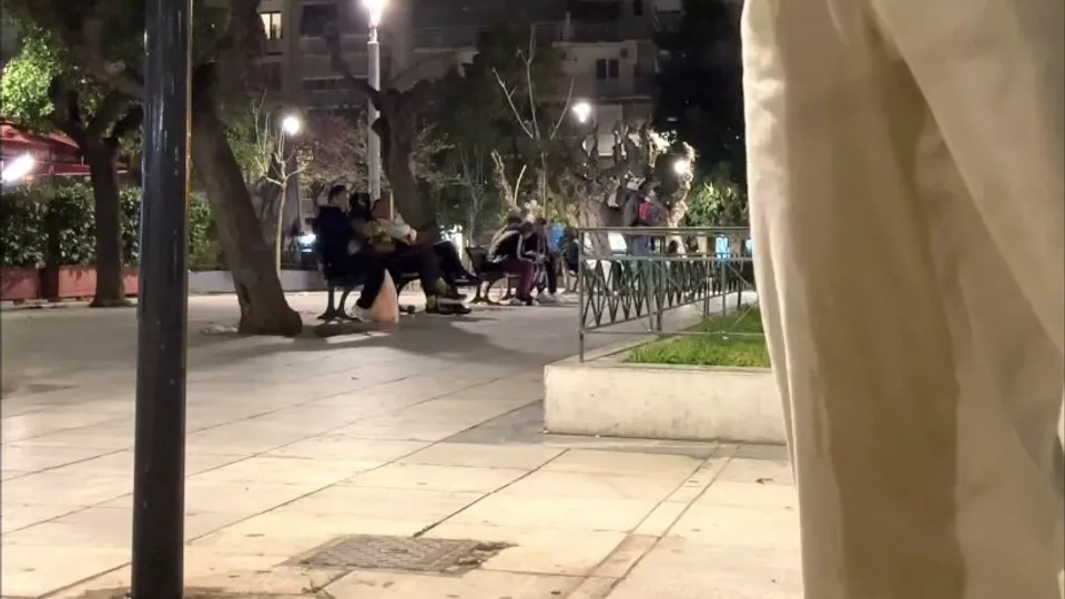 Public Piss in Athens, Greece