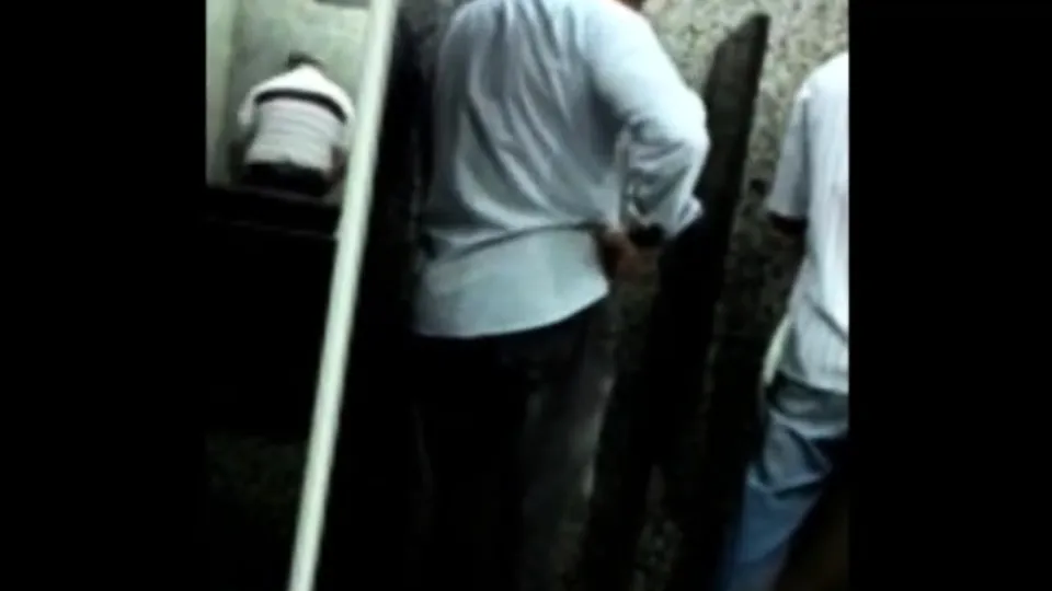 Public Restroom Sucking at Nuvid