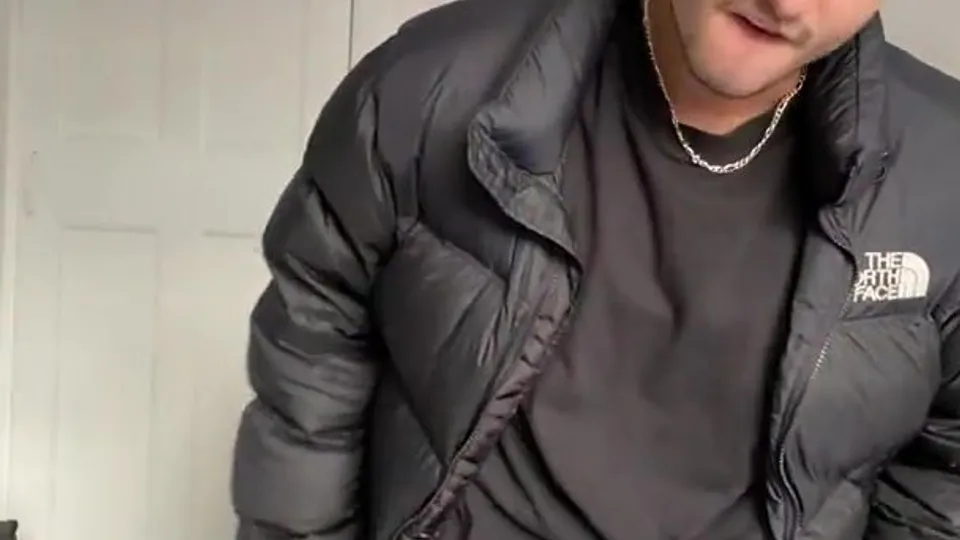 Puffer jacket boy cum load - ThisVid.com