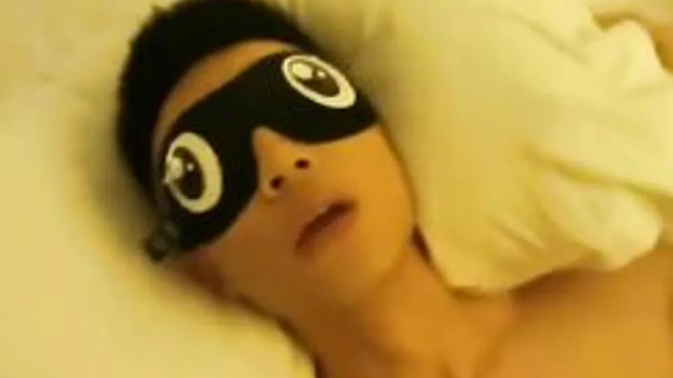 Reason for eye mask in China.