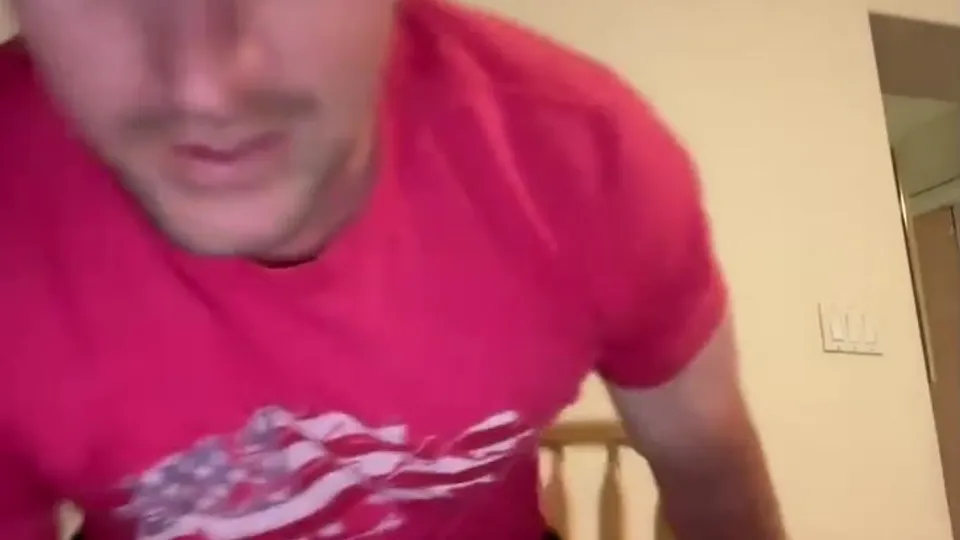 Redneck daddy shows off his hard cock & bush - ThisVid.com