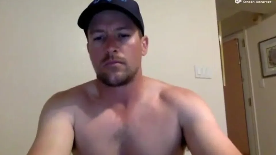 Redneck Daddy Flashes Thick Cock & Hairy Bush