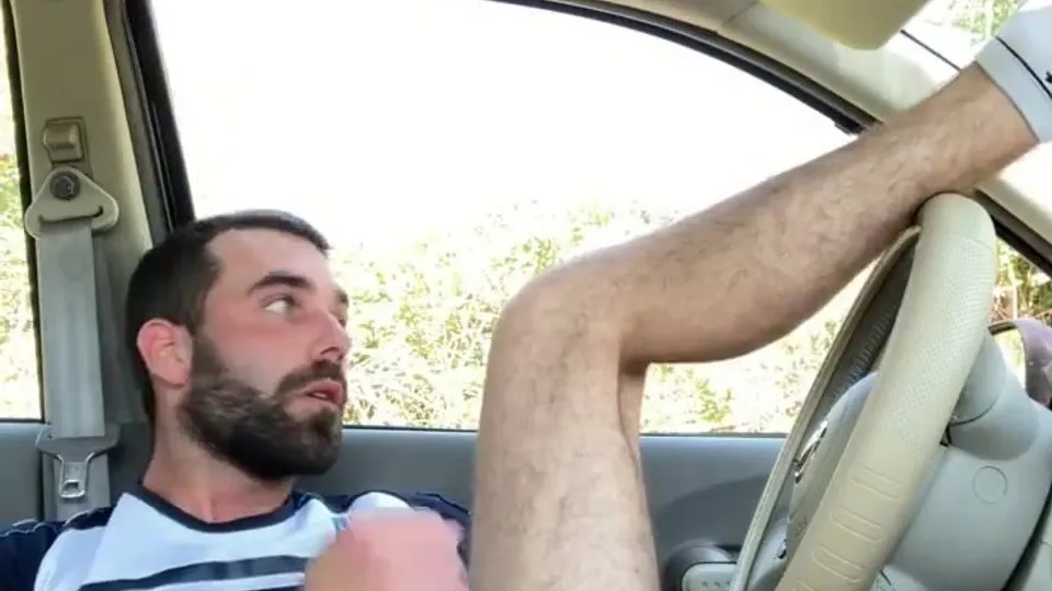 Redneck fucking his truck's stick shift jerkin & cummin - ThisVid.com