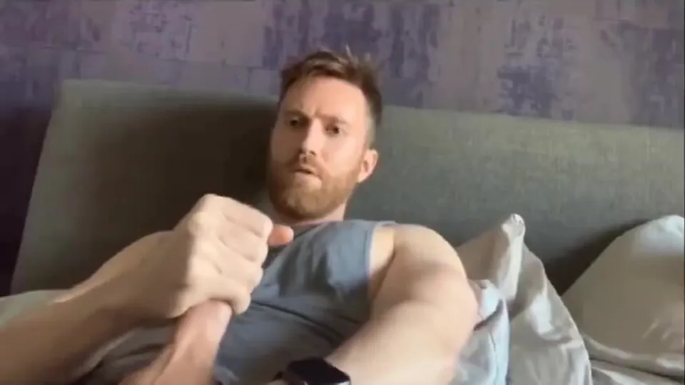 Redneck jock stroking his cock & cumming - ThisVid.com