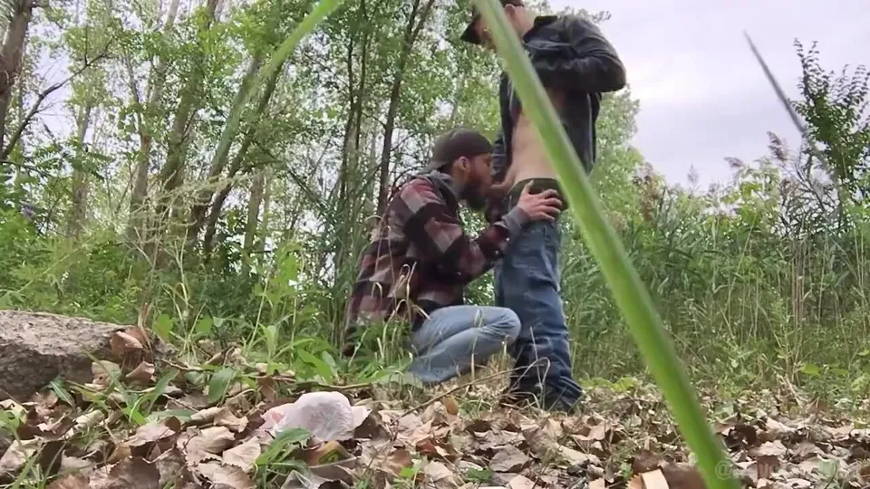 Redneck Smokers in the Woods