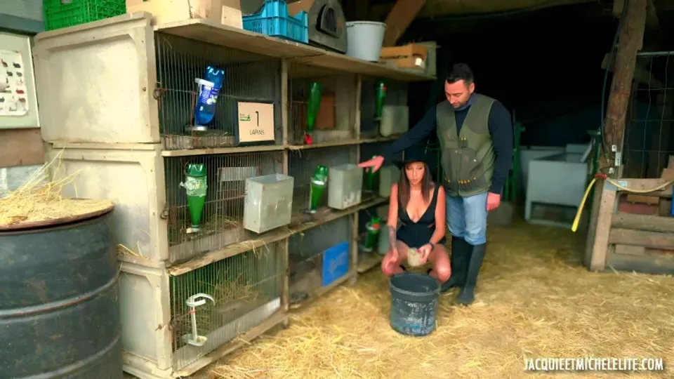 Rich Girl's Farmhand Gangbang
