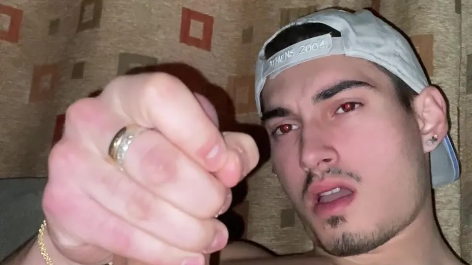 Ricky jerks off his big dick - ThisVid.com