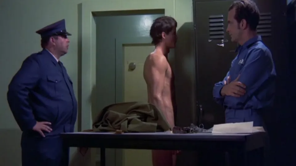 Ross Stephenson Shirtless, Underwear Scene in Caged Men