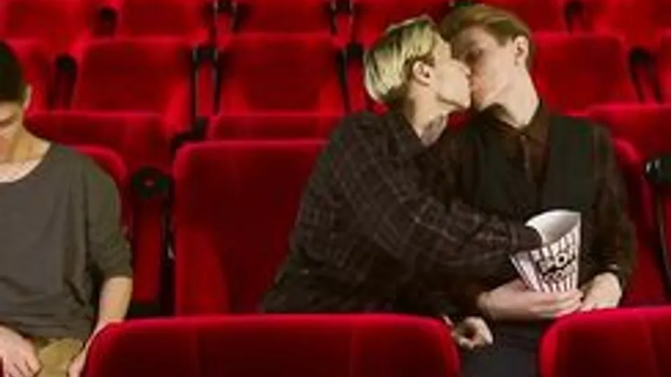 Two Caseys and David's Movie Theater Fun