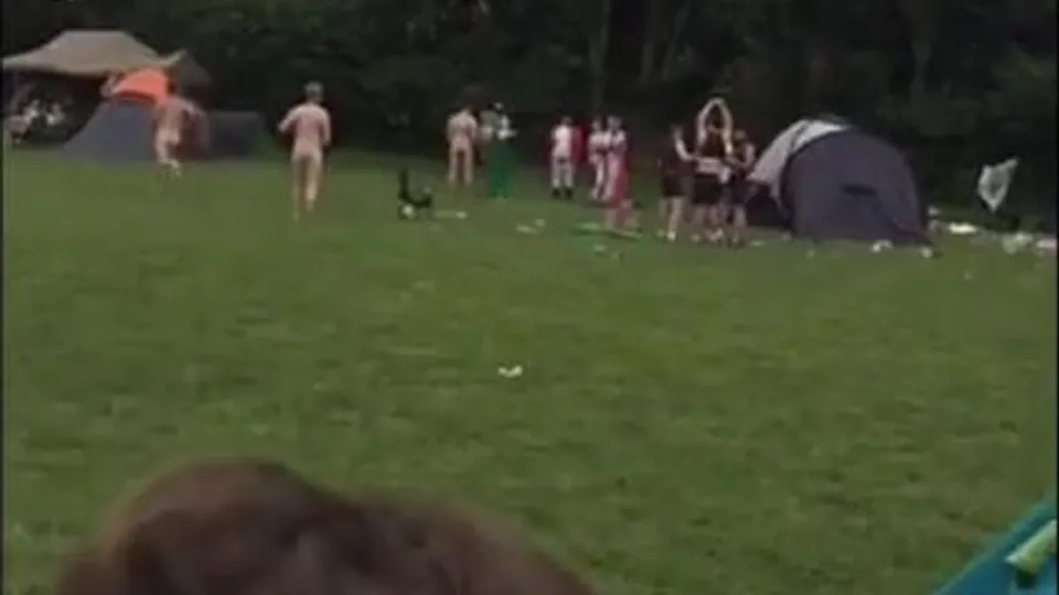 Rugby lads naked lap