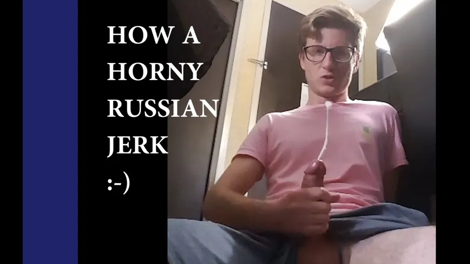 Russian Twink's Big Cum Shot