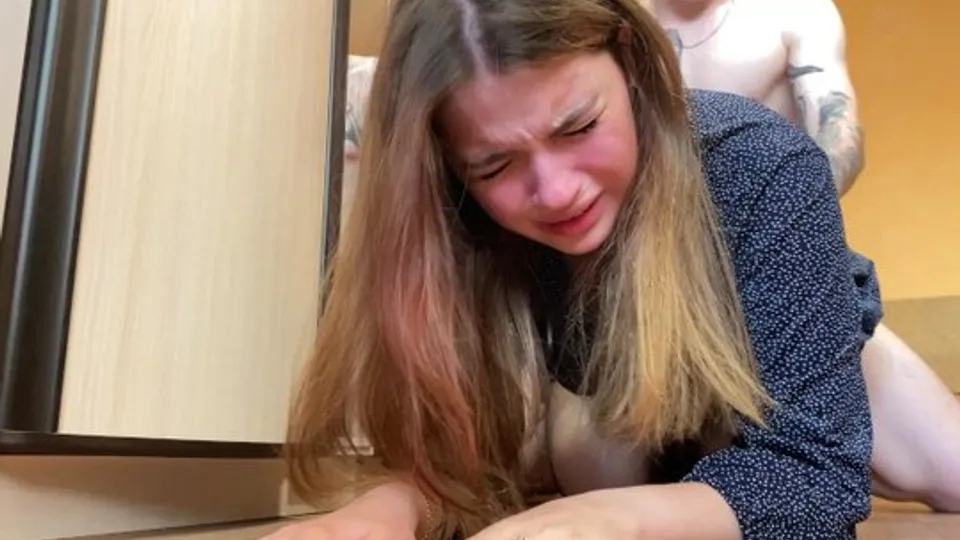 Russian chick with doggy style experienced several orgasms in a row