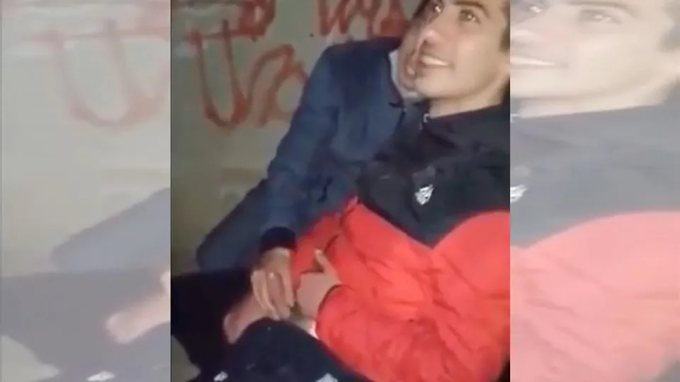 Russian plays with Friends Dick in Public - ThisVid.com
