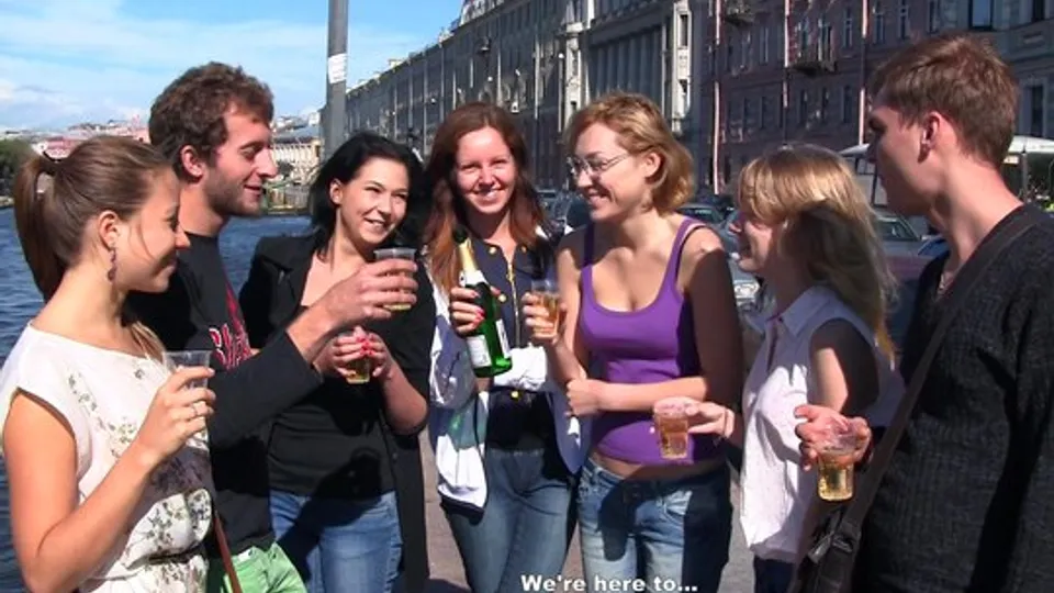 Russian Graduates' Wild Celebration