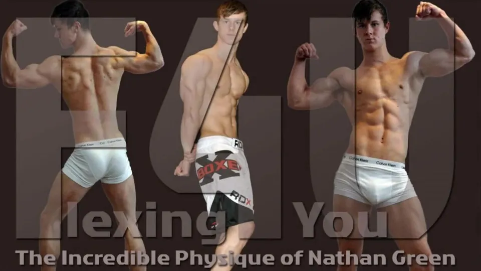 S10A02 - Nathan flexing and jerking off - With cum shot 2