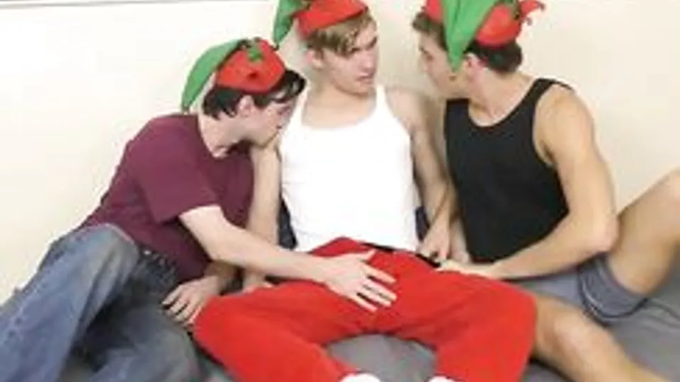 Santa's Elves Bareback Trio Gay Porn Videos