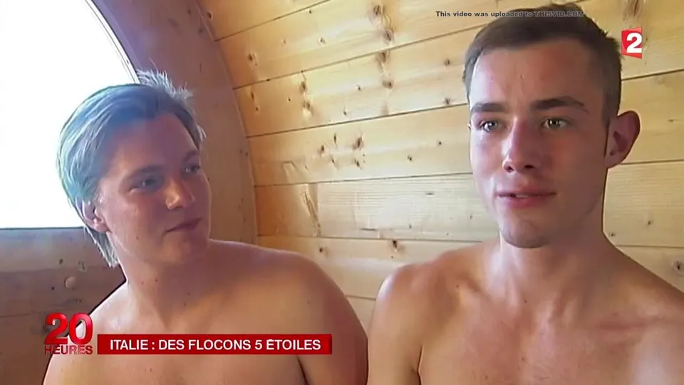 Sauna French TV Reportage with No censoreship - ThisVid.com